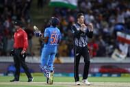 The New Zealand bowlers picked wickets regularly to derail India's run-chas
